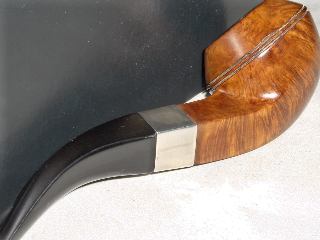 Bewley pipe with silver ring