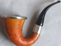 calabash pipe with silver complements