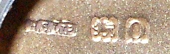 unidentified silver item: hallmark