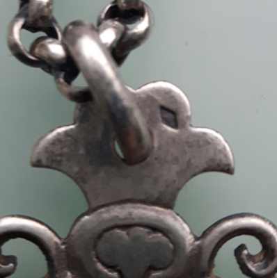 silver byzantium orthodox cross
