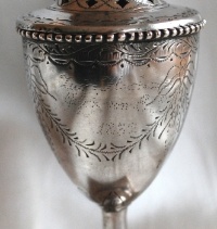 silver caster: silversmith Timm Stettin c.1750