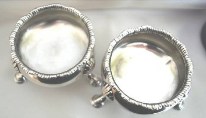 cauldron salt: London 1749, silversmith Edward Wood