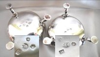 cauldron salt: London 1749, silversmith Edward Wood