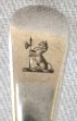 Cauldron salts with rococo design: spoon