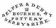 marks impressed on Denby pottery (used 1809-1830s)