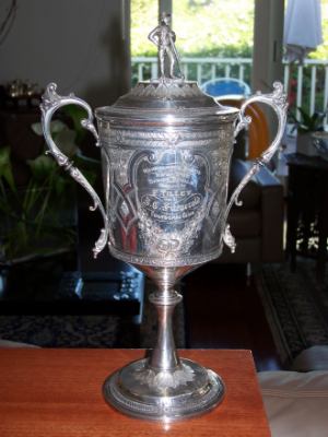 Boardman, Glossop & Co silver plate cup