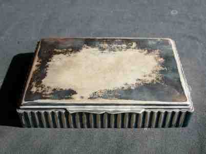 silver cigarette case