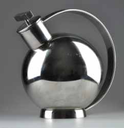 silver cocktail shaker