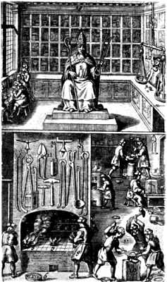 The equipment of a well-established seventeenth-century English silversmith and the processes of manufacture
