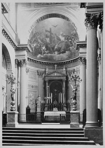 Fraget candlesticks now in Sw. Karol Boromeusz (St. Charles Bartholomew) Church in Warsaw