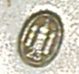 Danish silver piece mark