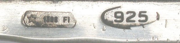 Italian silver paper knife
