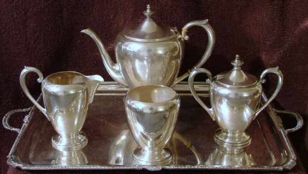 sterling teaset