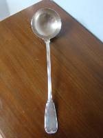 19th century silver ladle