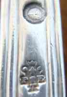 19th century silver ladle