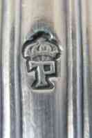 19th century silver ladle