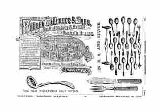 W. Gallimore & Sons advertising 1890s