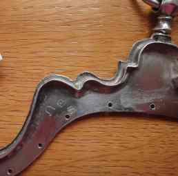  purse with silver handle
