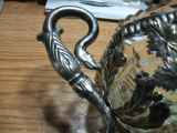 silver and crystal candy dish