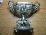 silver and crystal candy dish