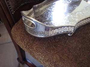 silver tray