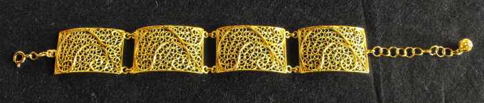 sterling filigree manufactured in  Portugal