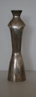 silver vase