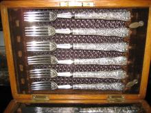 dessert set made by Harrison Brothers & Howson
