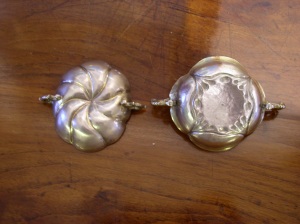 unmarked silver cups