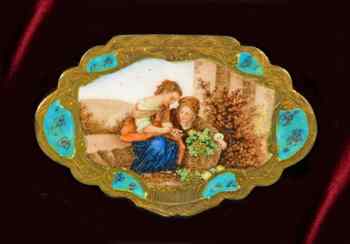 A scene based on Murillo's work titled The Little Fruit Seller