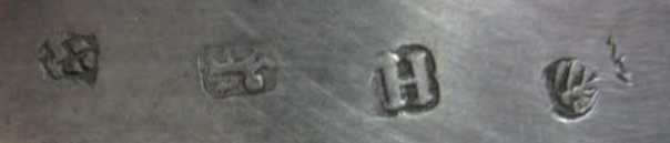reliquary with unidentified silver mark