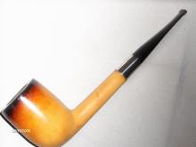 Peterson's Patent Meerschaum pipe with silver band