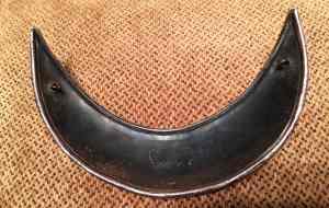 silver gorget from an Indian site in Alabama