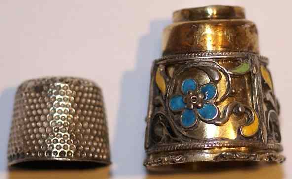 Antique & Vintage Silver Thimbles - Various Makers - Thimble (10