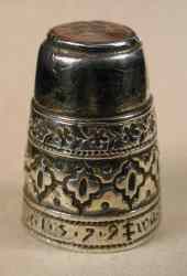 Thimble dated 1580 in a private collection