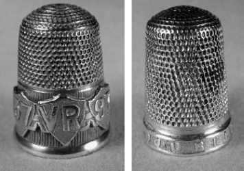 thimbles commemorating Diamond Jubilee