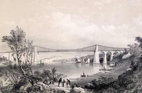 The Menai Suspension Bridge
