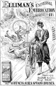 'plain sailing' (biking) advertisement