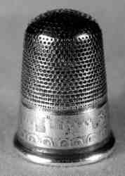 thimbles depicting locomotive