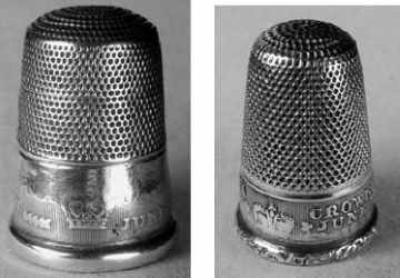 thimbles commemorating ascending the throne/Coronation