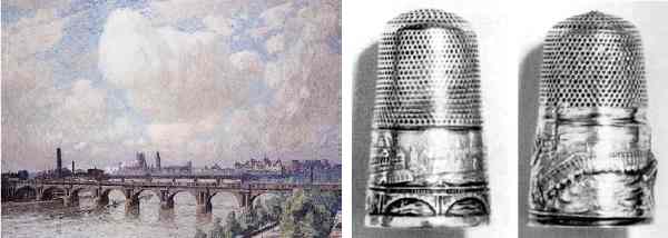 Brighton Chain Pier souvenir thimbles