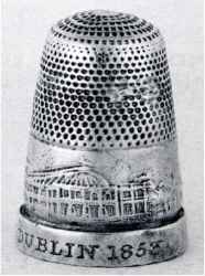 thimble commemorating the Great Industrial Exhibition 1853