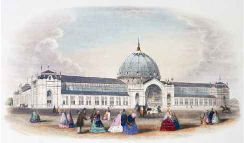 The International of 1862: The main faade was along Cromwell Road