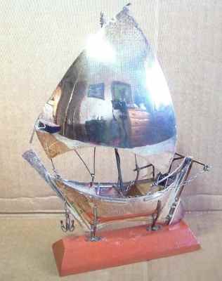 one mast and one sail Mediterranean vessel
