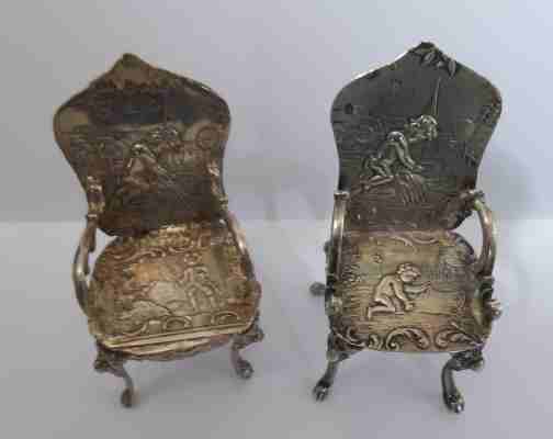 Two fine examples of German chairs