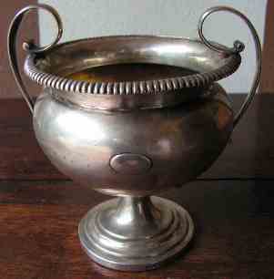 silver cup hallmarked Kassel, 18th century