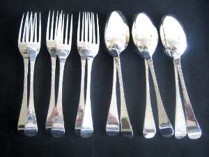 Dutch silver flatware