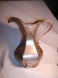 silver pitcher