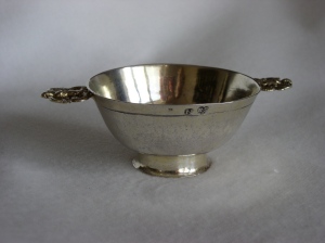 two handled cup: Nuremberg 1640-75