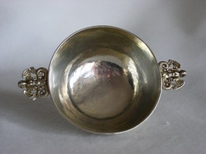 two handled cup: Nuremberg 1640-75
